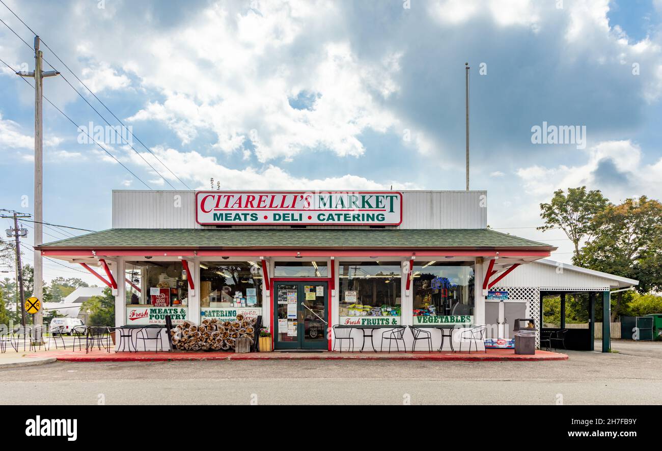 Citarelli's Gourmet Deli in Eastport, NY Stockfoto