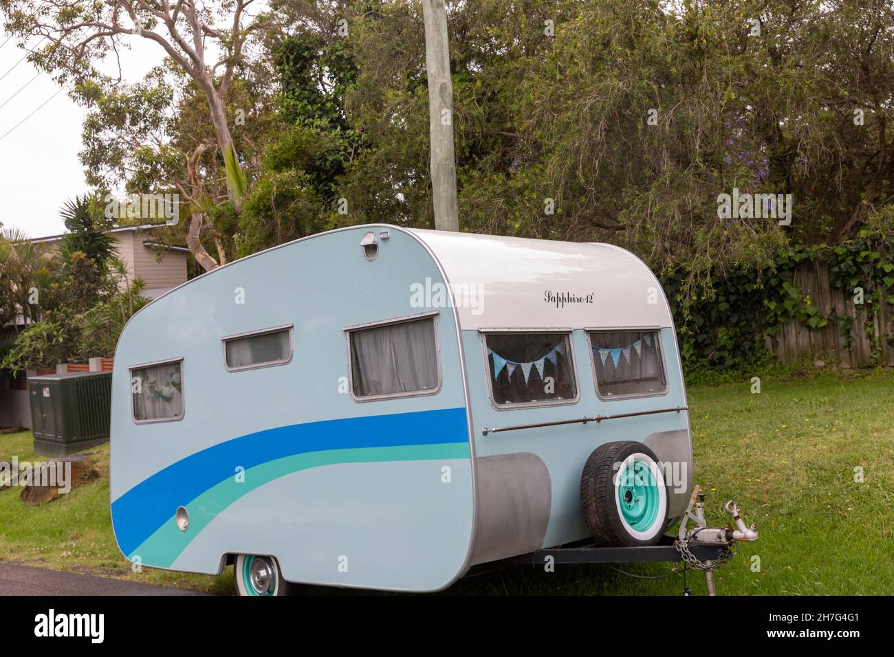 Wohnwagen Am Flughafen Parken Australien www.alamy.de