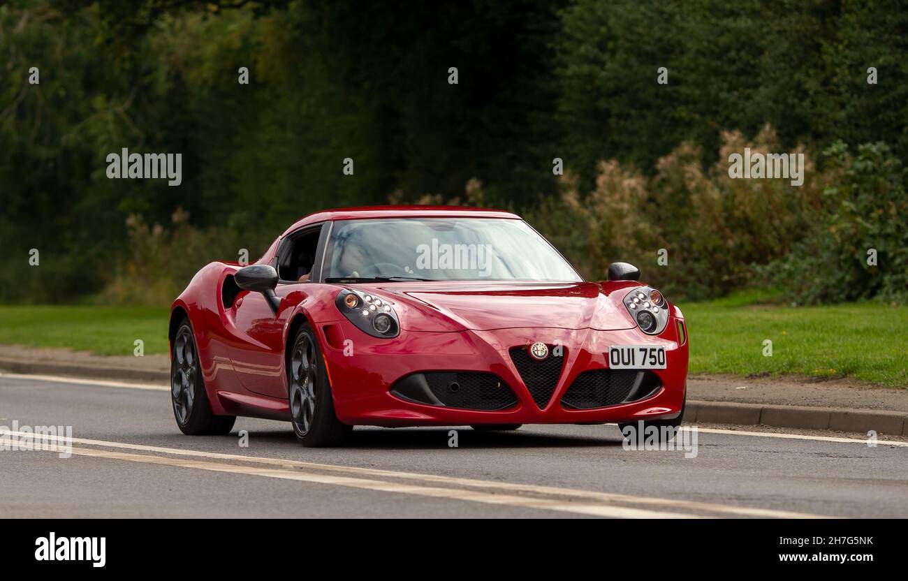 2014 Rot Alfa Romeo Stockfoto