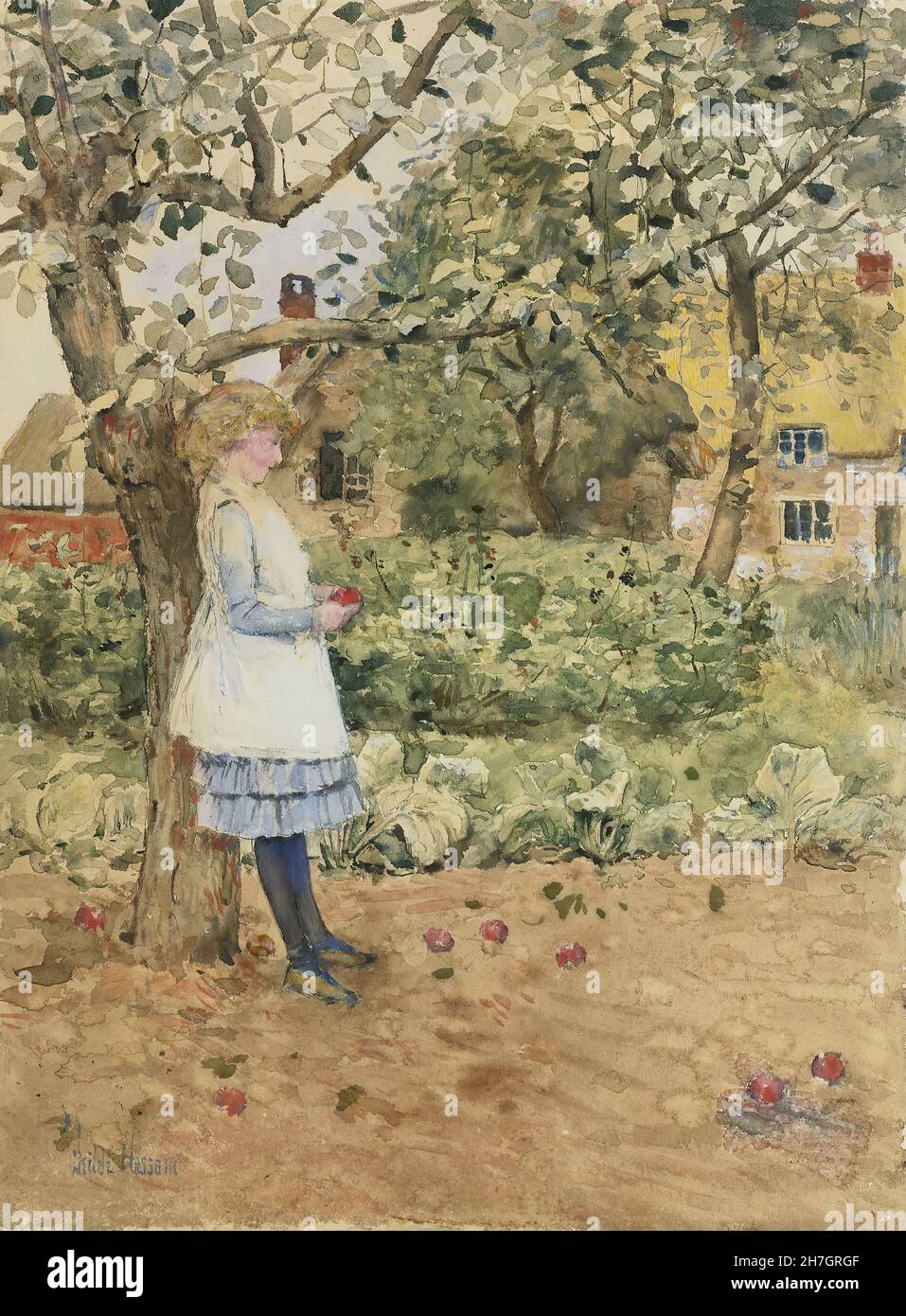 Frederick Childe Hassam - Der Kleine Philosoph Stockfoto