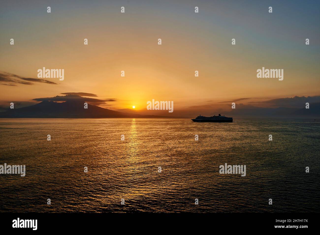 Vor Neapel Stockfoto