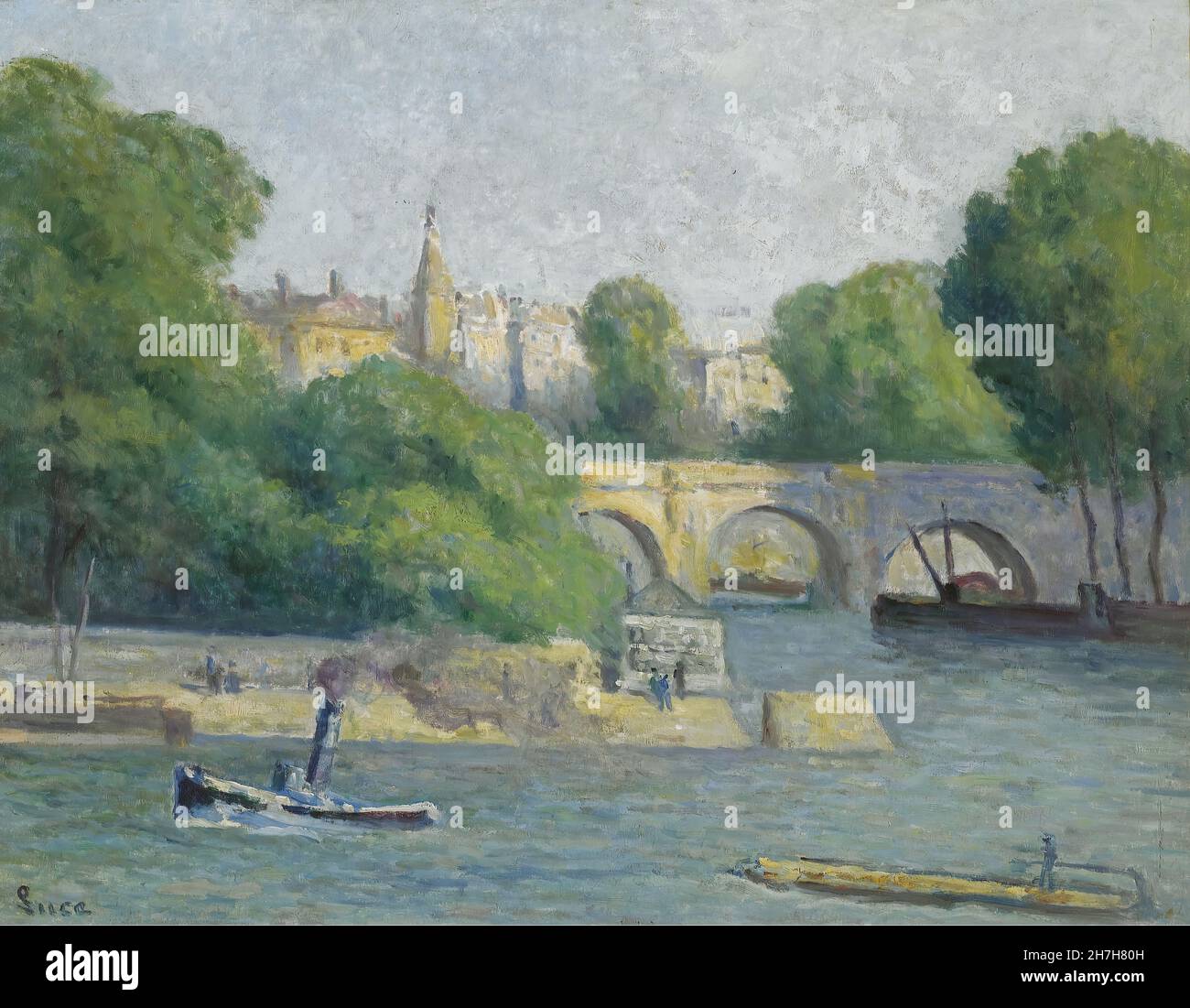 Maximilien Luce - Le Vert Gallant - 1926 Stockfoto