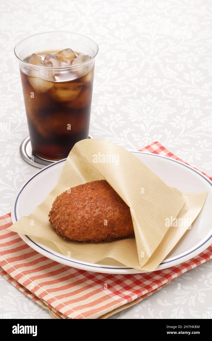 Gebratenes, japanisches Brot Stockfoto