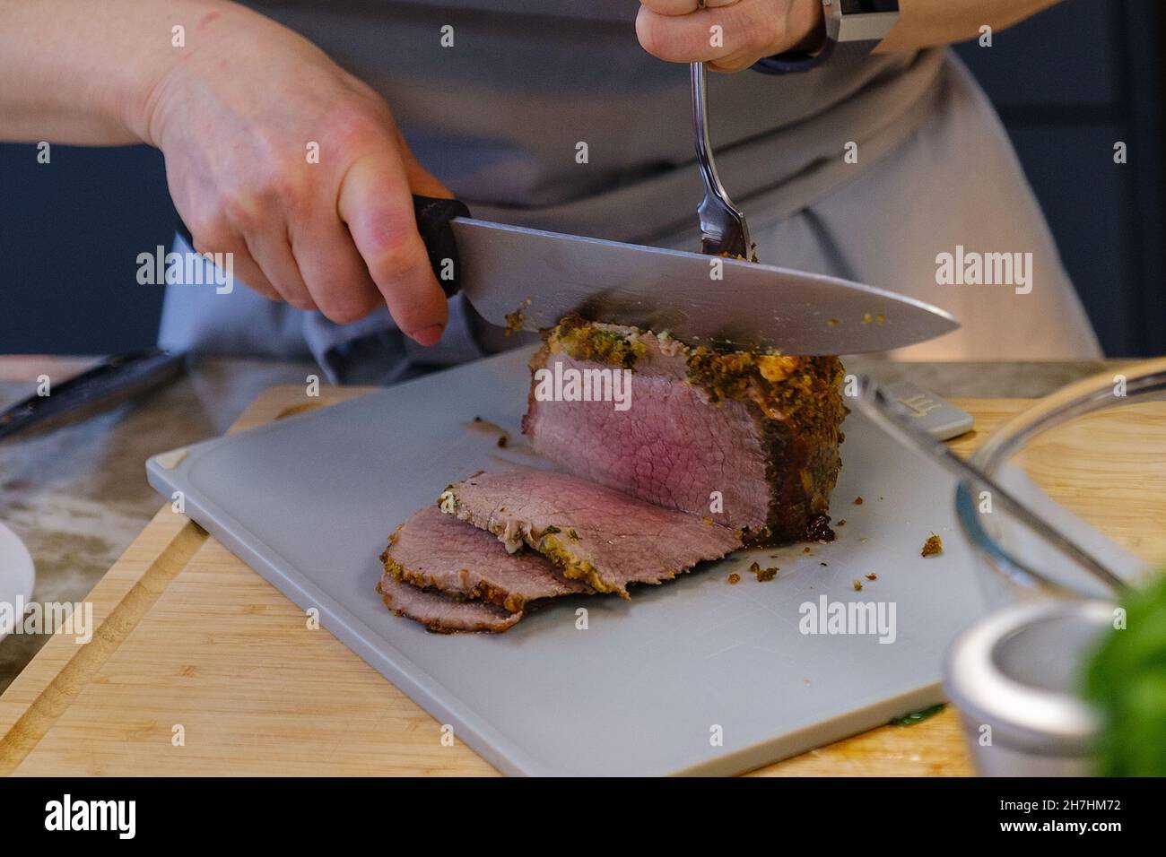 Roastbeef Stockfoto
