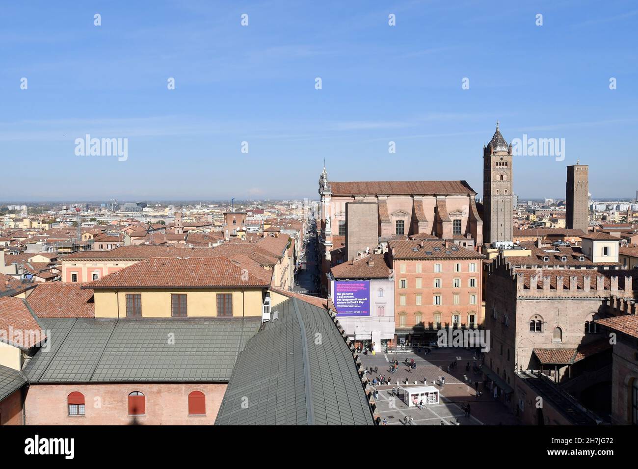 Torre Dell'Orologio, Bologna Stockfoto