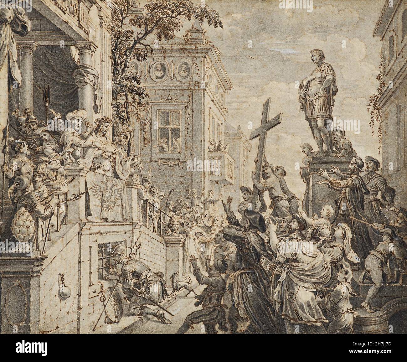Augsburg 17-18. Jh. - Szenen aus der Passion Christi Stockfoto