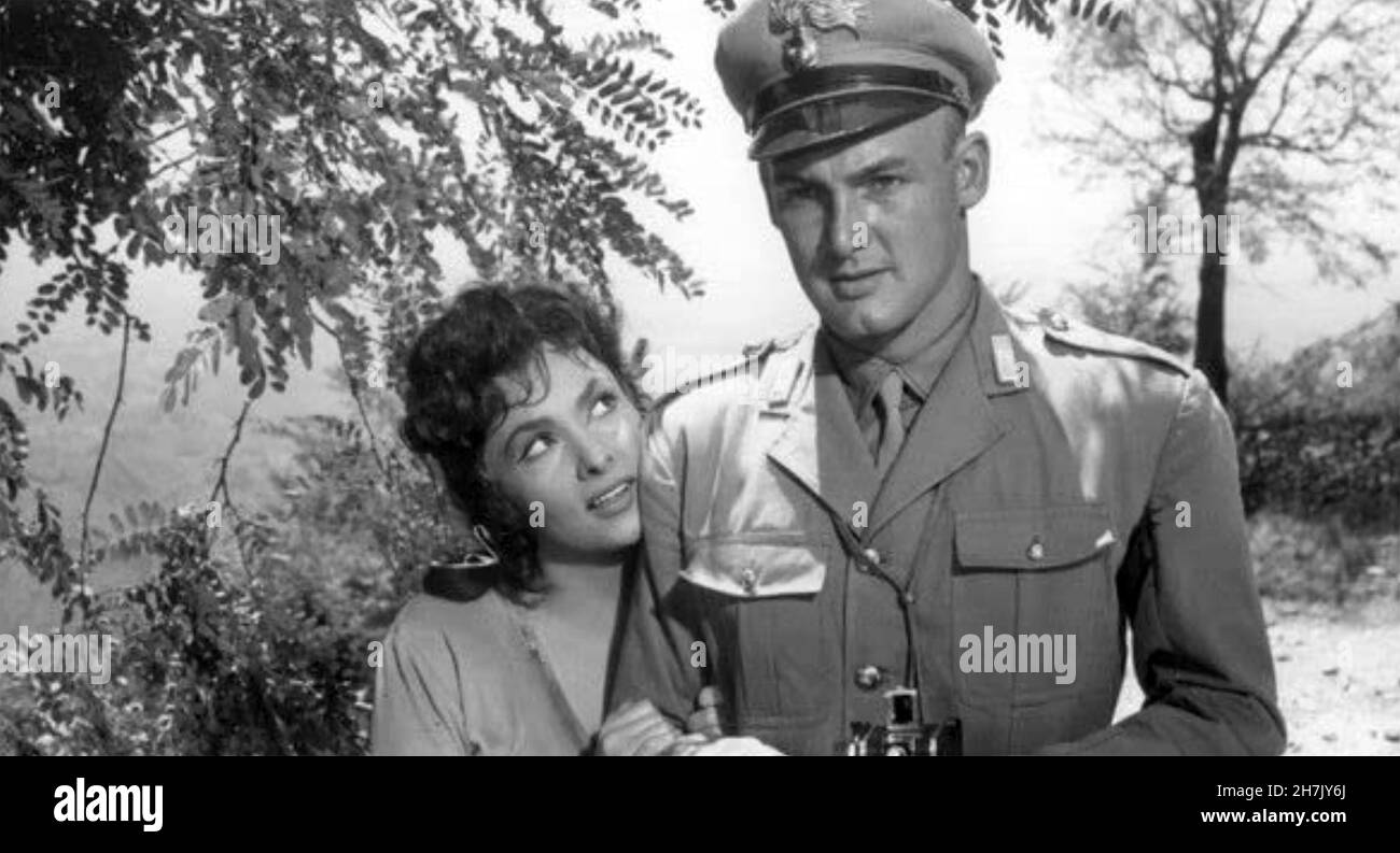 BROT, LIEBE UND TRÄUME ( aka Frisky in den USA) 1953 Titanus Film mit Gina Lollobrigida und Roberto Russo Stockfoto