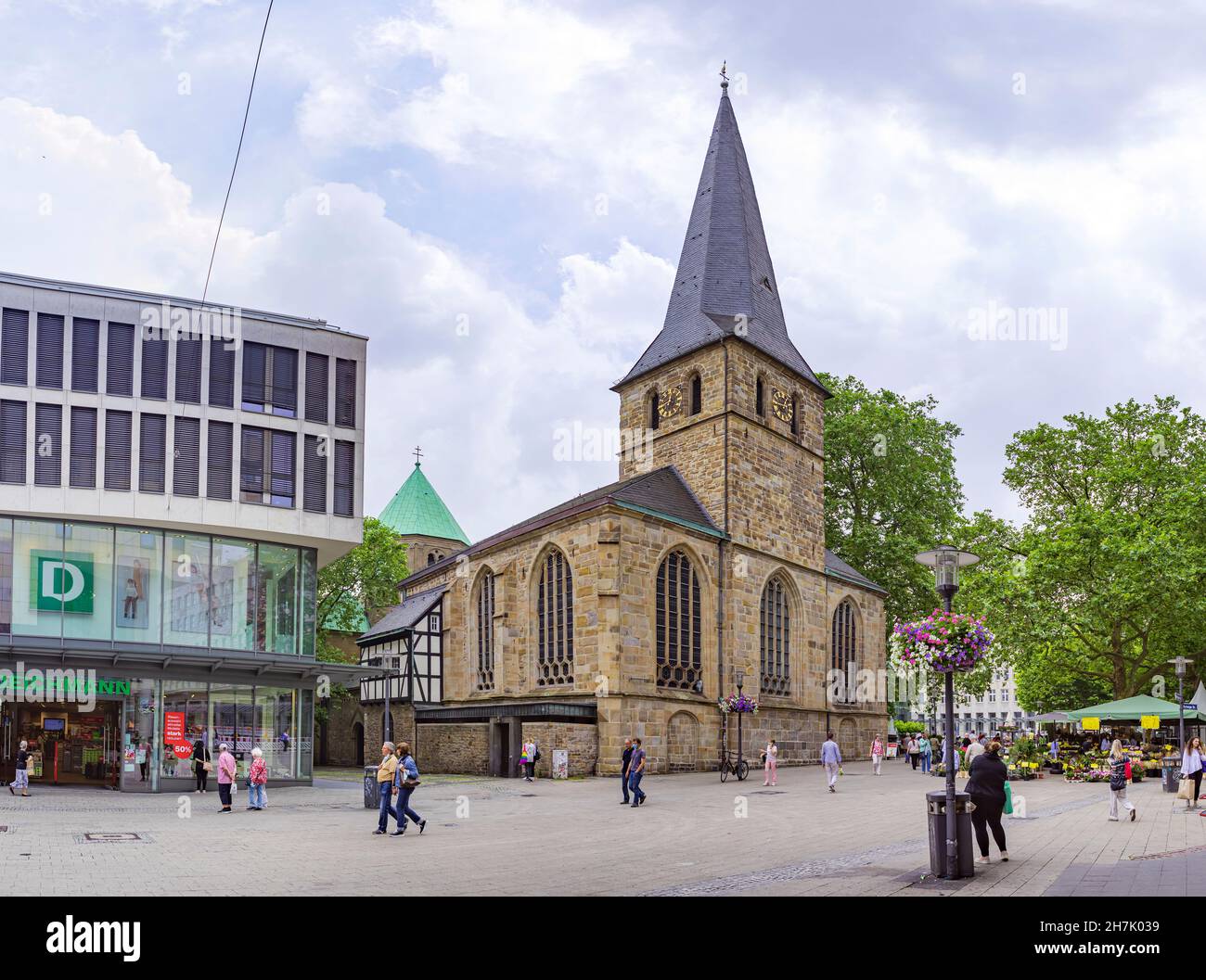 Essener Dom in Essen, Nordrhein-Westfalen, Deutschland Stockfoto