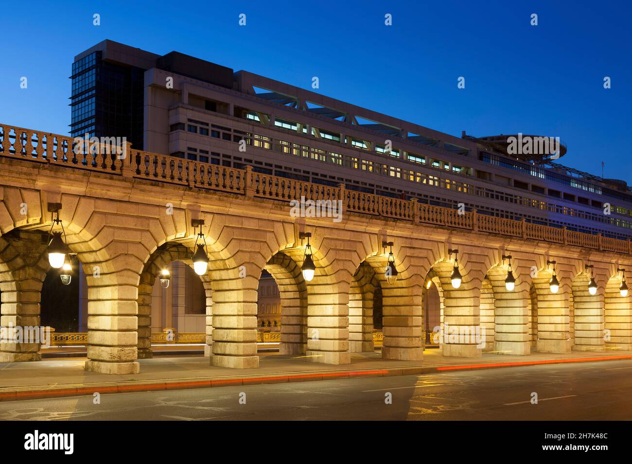 Bercy Brücke, Paris, Frankreich Stockfoto Bercy Brücke, Paris, Frankreich Stockfoto
