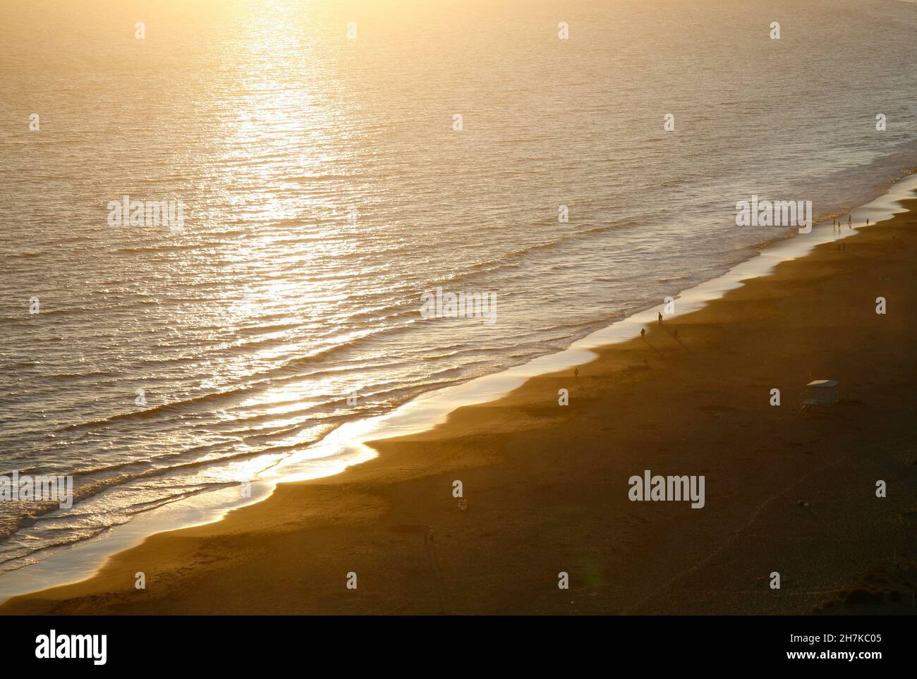 Blick auf Stinson Beach, Kalifornien Stockfoto