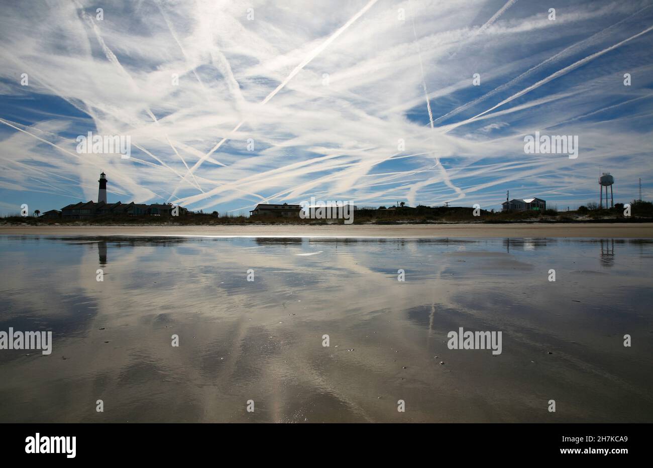 Tybee Island Lighthouse, USA Stockfoto