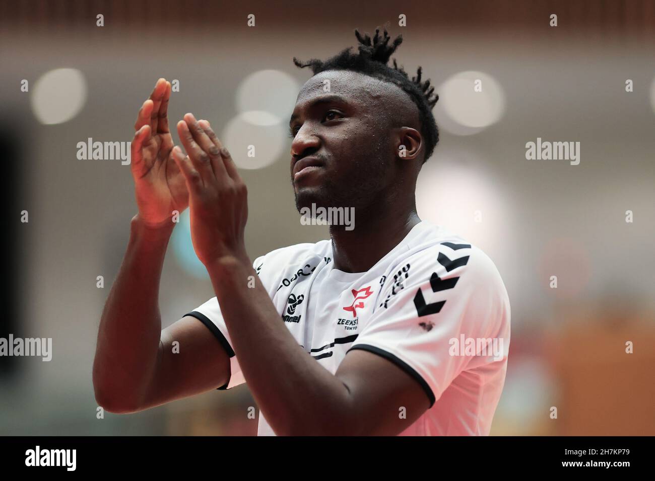 Luc Abalo (Zeekstar). 23. NOVEMBER 2021 - Handball : 46th Japan Handball League Männerspiel zwischen Zeekstar Tokyo 29-35 Brave Kings im Minato City Sports Center, Tokyo, Japan. Quelle: AFLO SPORT/Alamy Live News Stockfoto