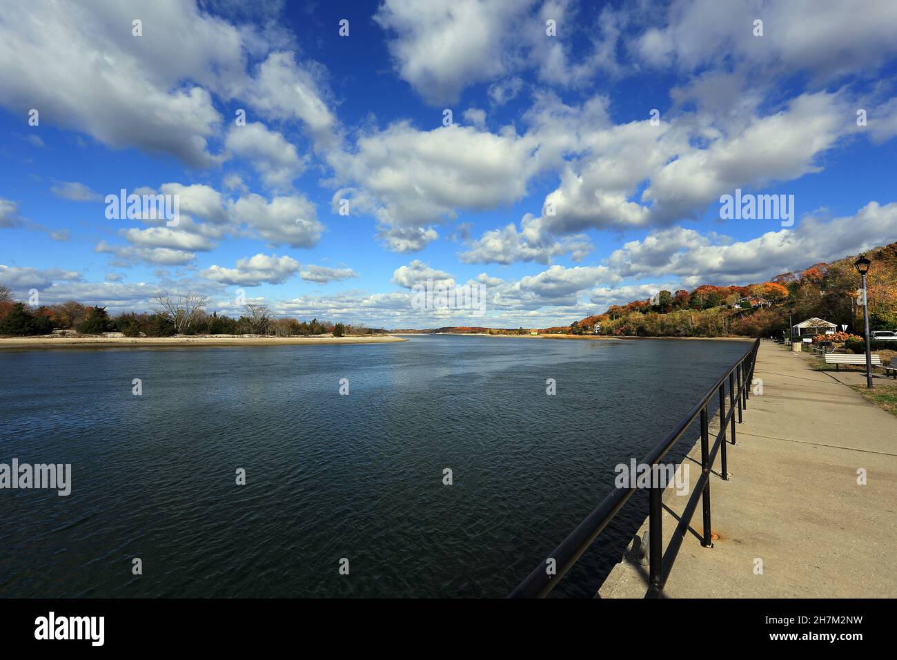 Stony Brook Hafen Long Island New York Stockfoto