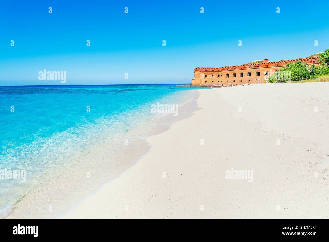 Sandstrand, Fort Jefferson, Dry Tortugas National Park, Florida, USA Stockfoto