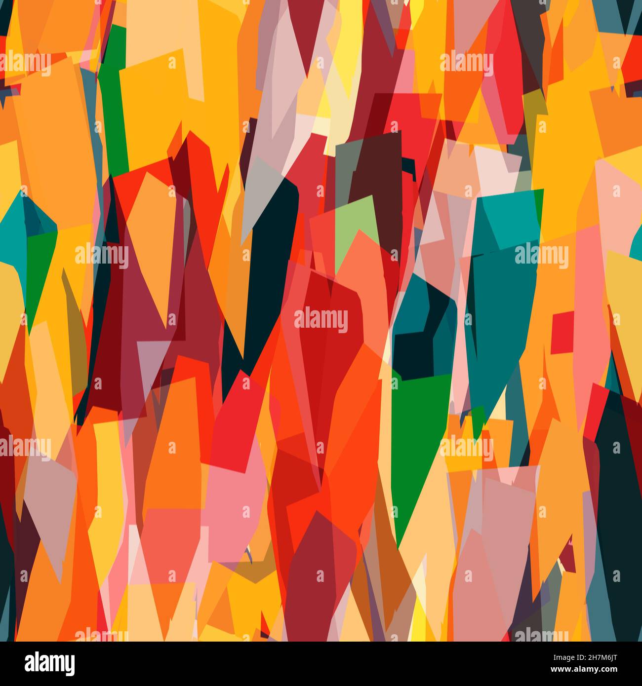 Nahtlos funky expressive und energische Papier Ausschnitt Collage Oberfläche Muster-Design für Druck Stockfoto