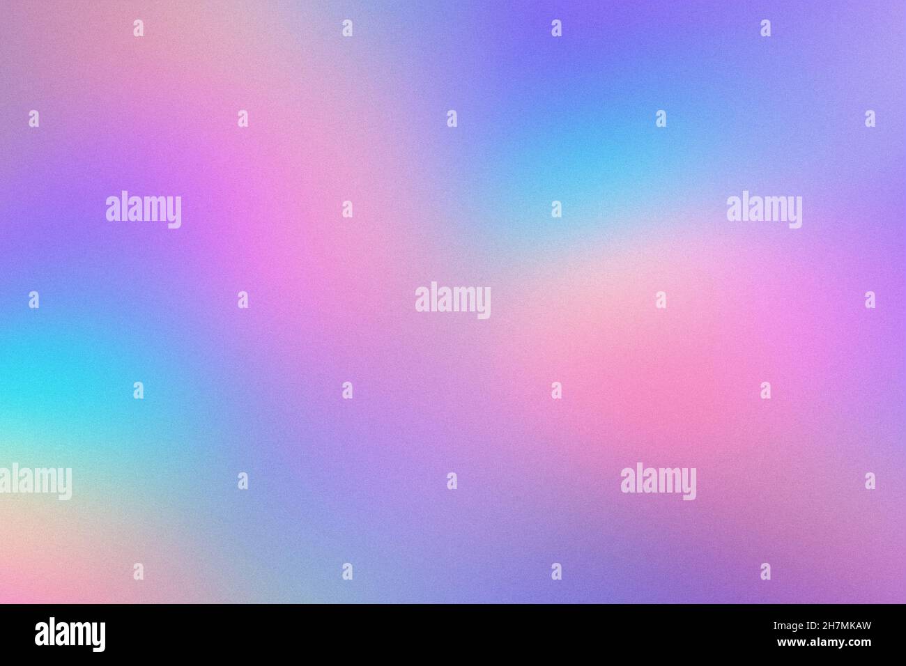 Abstrakter, holographischer Hintergrund mit unscharfem körnigem Verlauf in Pastelltönen Stockfoto