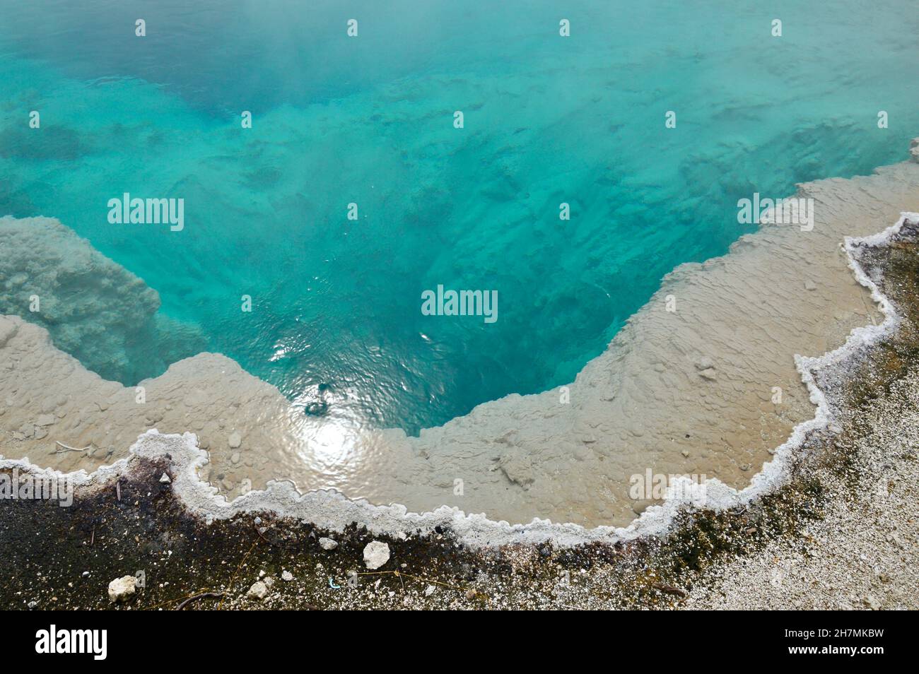 Atemberaubende Farben - Schönheiten des Yellowstone-Nationalparks Stockfoto