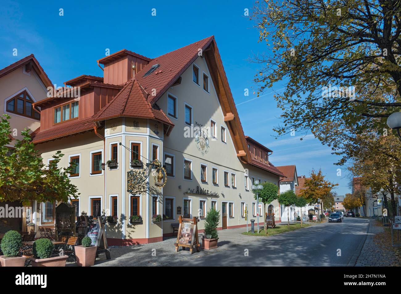 Hotel-Gasthof Adler, Bad Wörishofen, Allgäu, Bayern, Deutschland Stockfoto