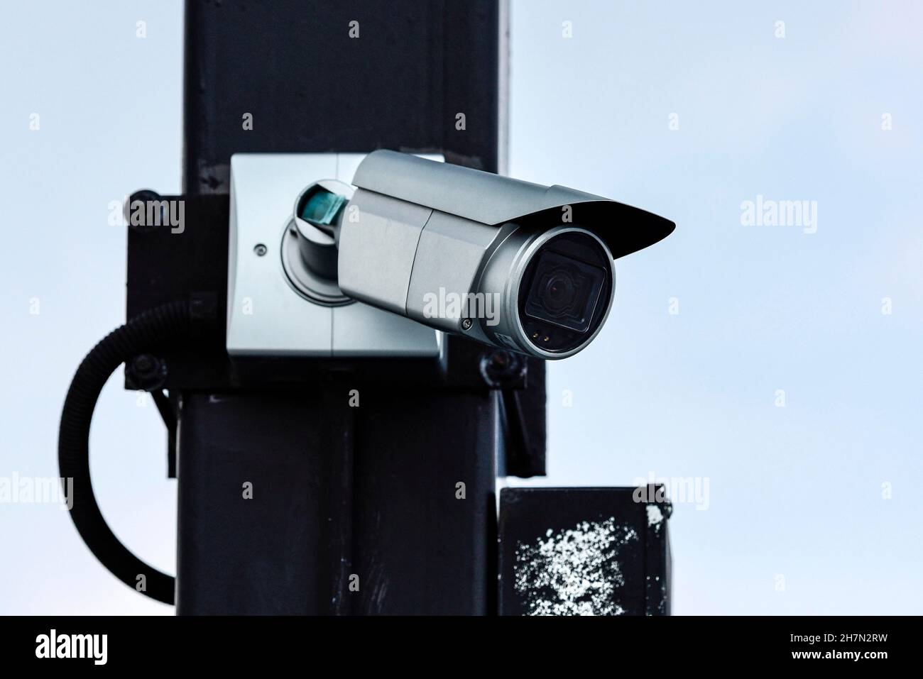 Öffentliche Überwachungskamera Stockfoto