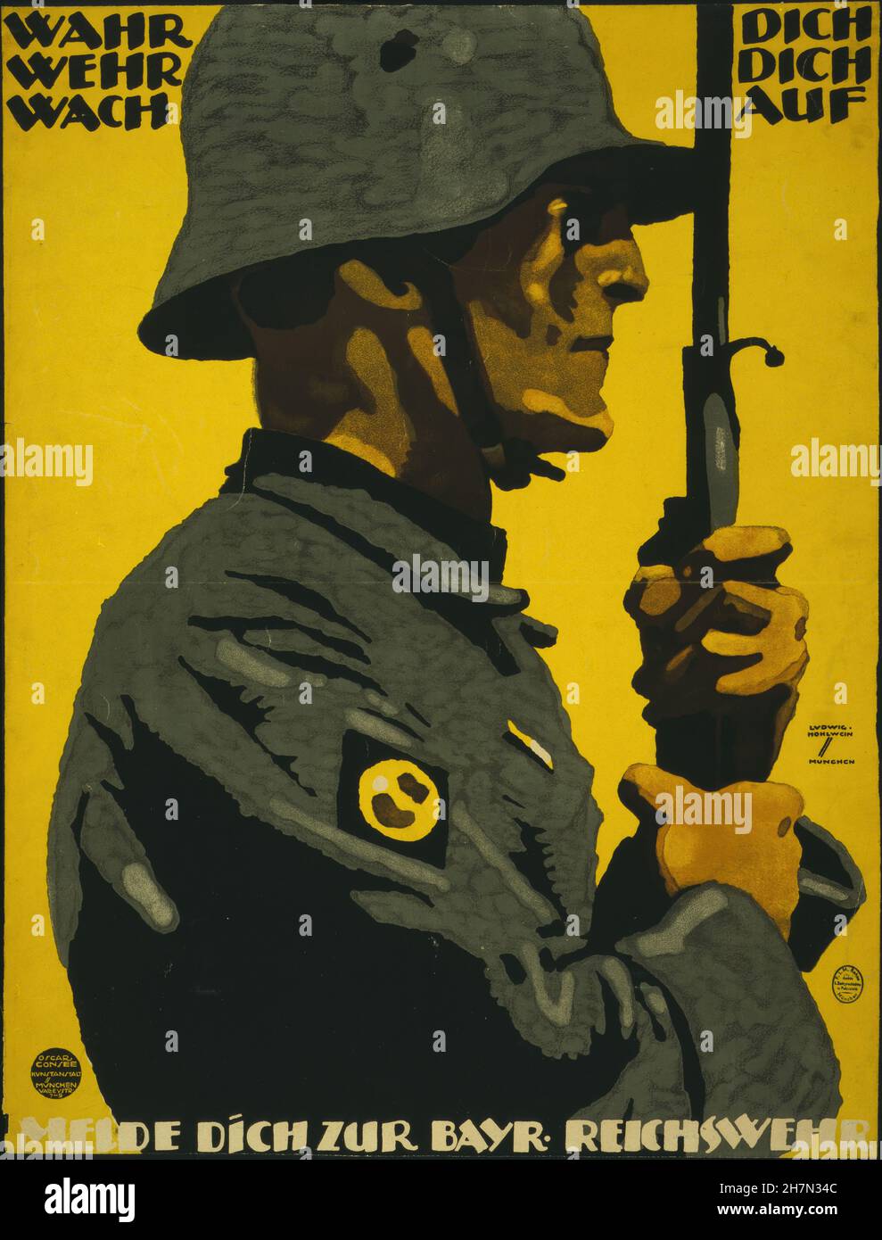 Propaganda Des Ersten Weltkriegs - 1918-1920 - 01 Stockfoto