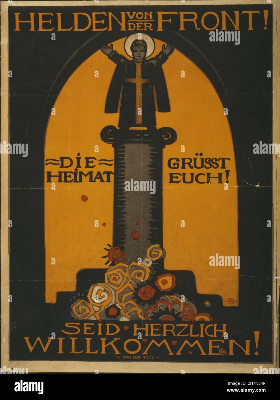 Propaganda Des Ersten Weltkriegs - 1915-1918 - 03 Stockfoto