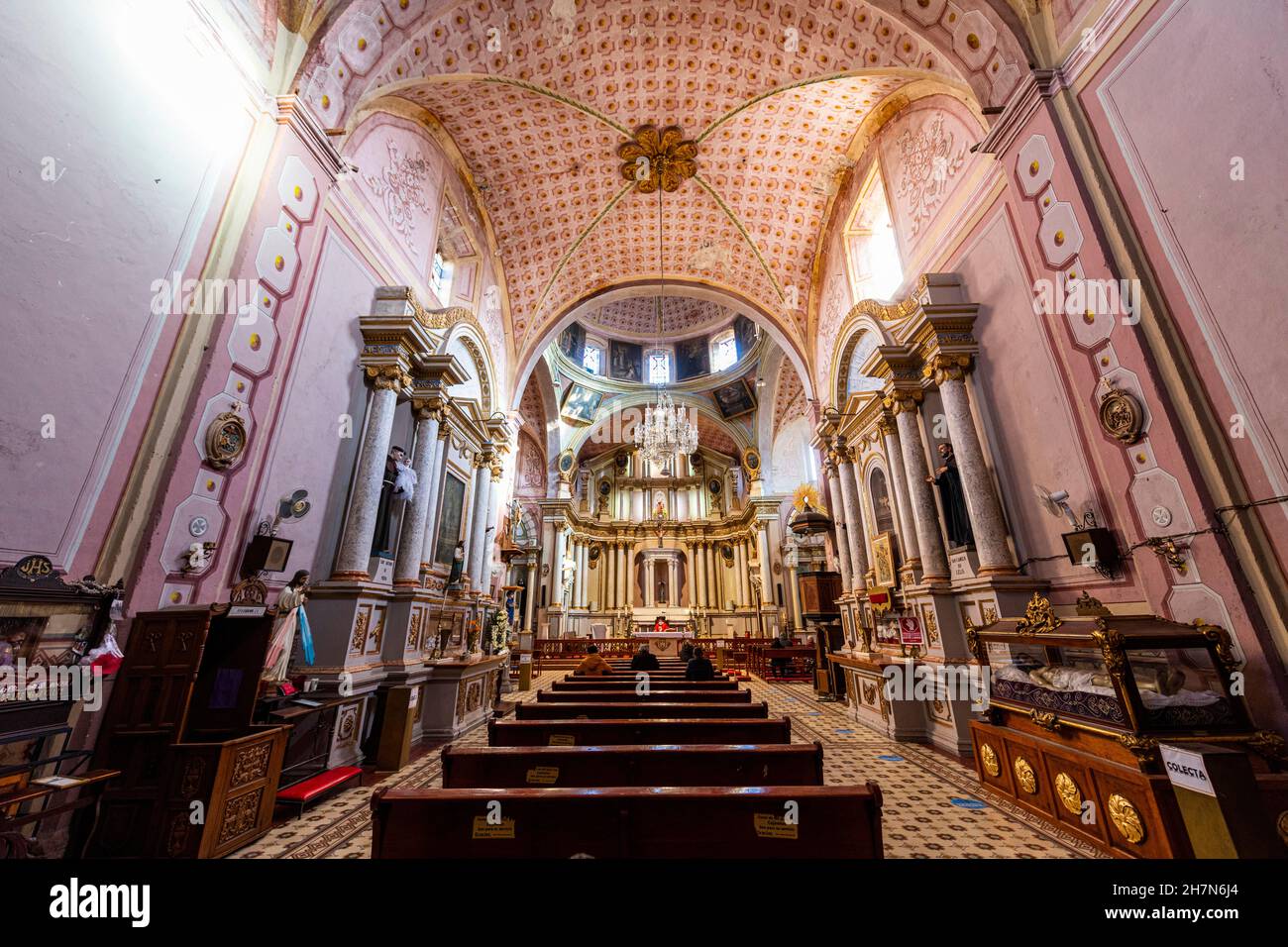 Kirche unserer Lieben Frau von Gesundheit, UNESCO-Stätte San Miguel de Allende, Guanajuato, Mexiko Stockfoto