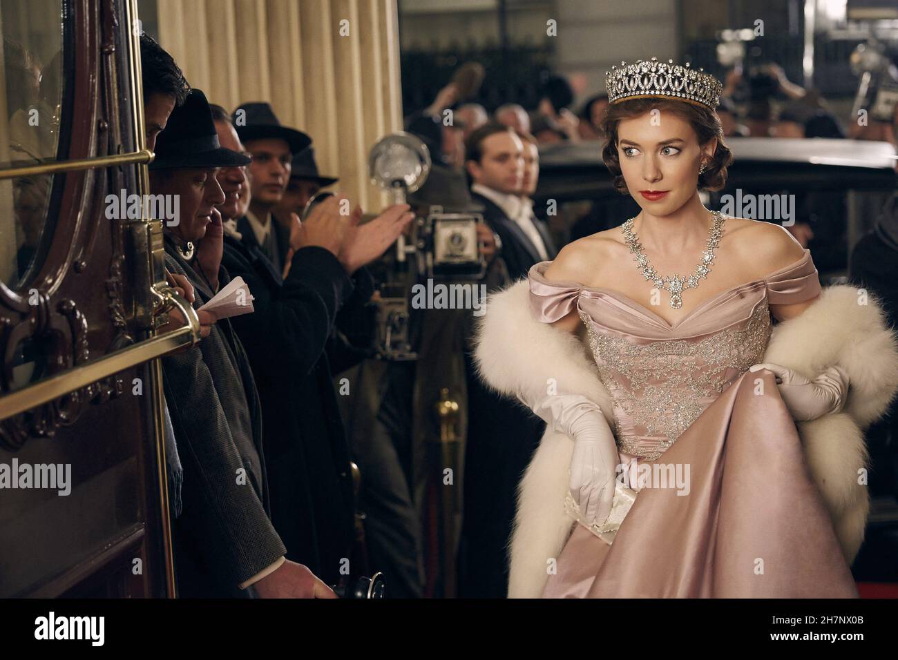 The Crown TV Series (2016-) UK / USA erstellt von Peter Morgan 2016 Staffel 1, Folge 9 : Assassins Regie : Benjamin Caron Vanessa Kirby Stockfoto