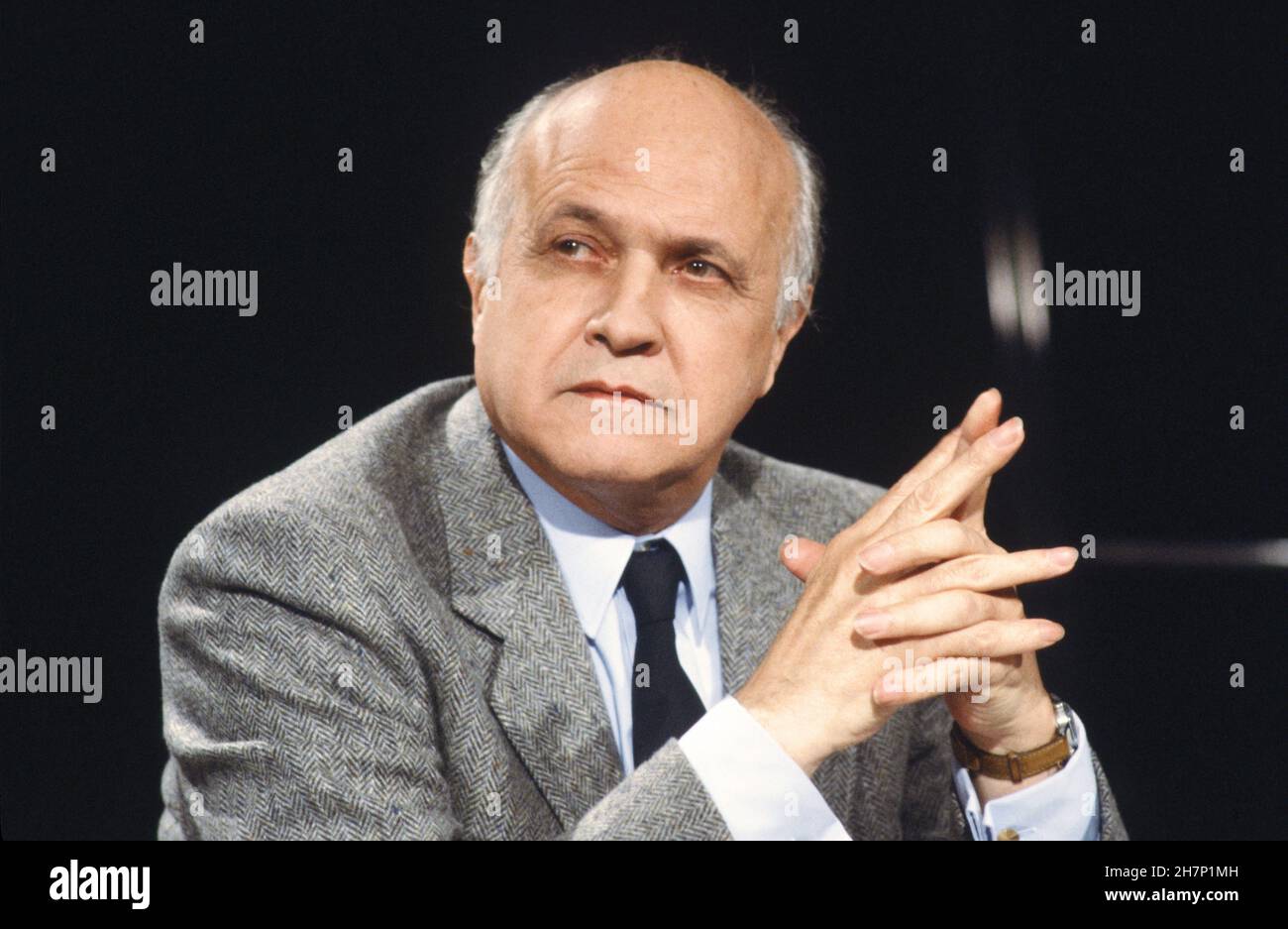 Alain Varray Alain Savary über die Fernsehsendung „Droit de réponse“, die von Michel ...