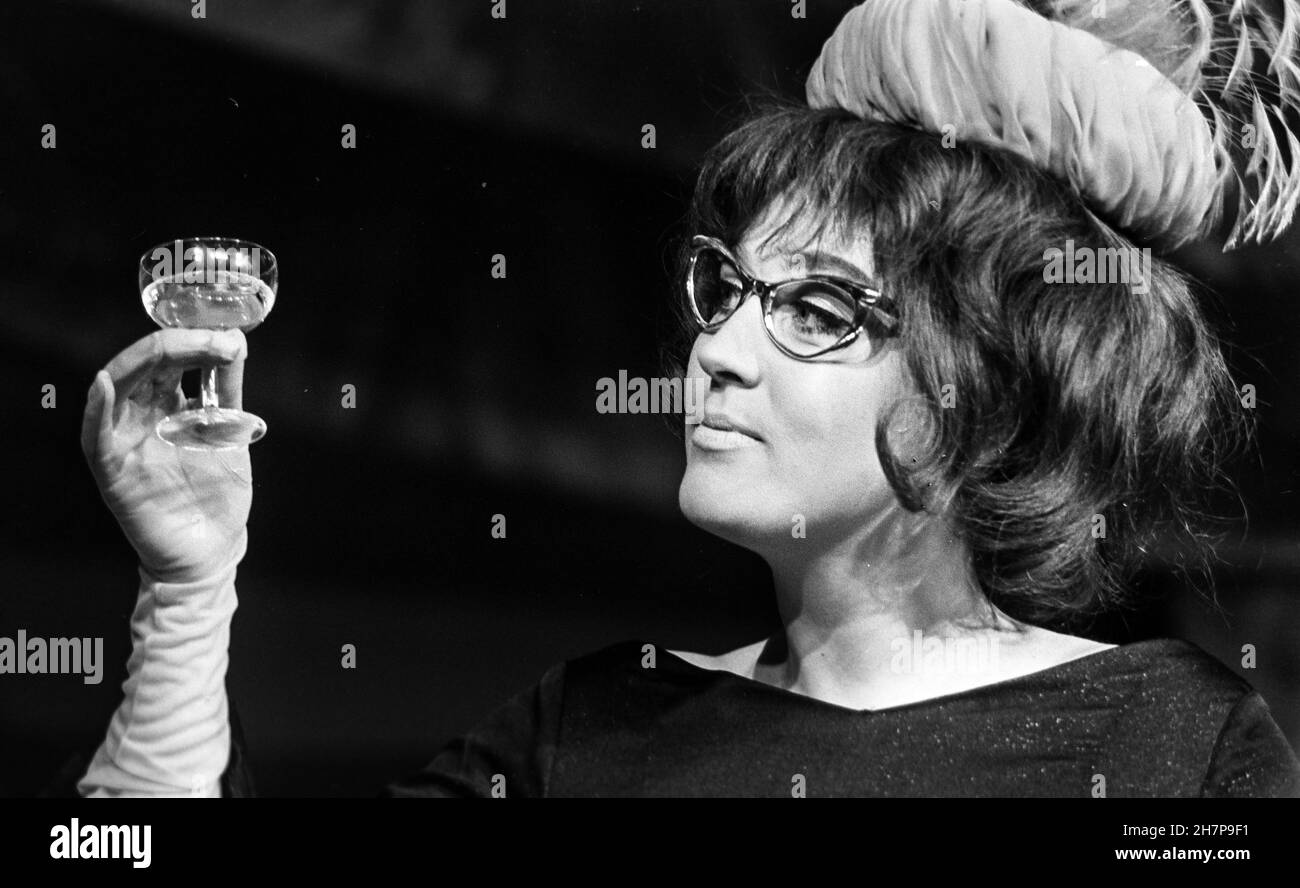 Schauspielerin Birgitta Andersson über das Theater in stockholm 1965. Foto: Bo Arrhed Stockfoto