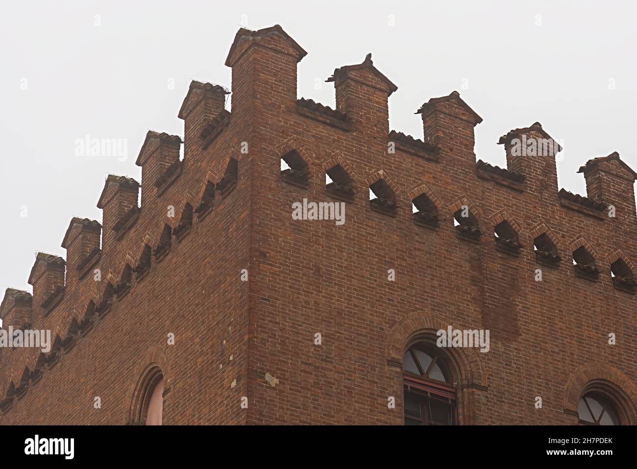 cremona particolare di Palazzi di piazzza del duomo altro Stockfoto