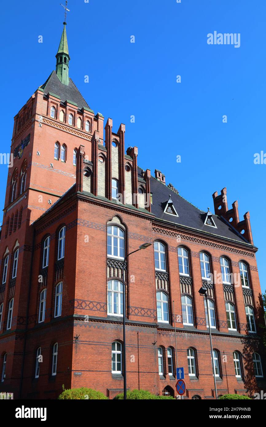 Historische Fakultät für Chemie der Technischen Universität Schlesien (Politechnika Slaska) in Gliwice. Stockfoto