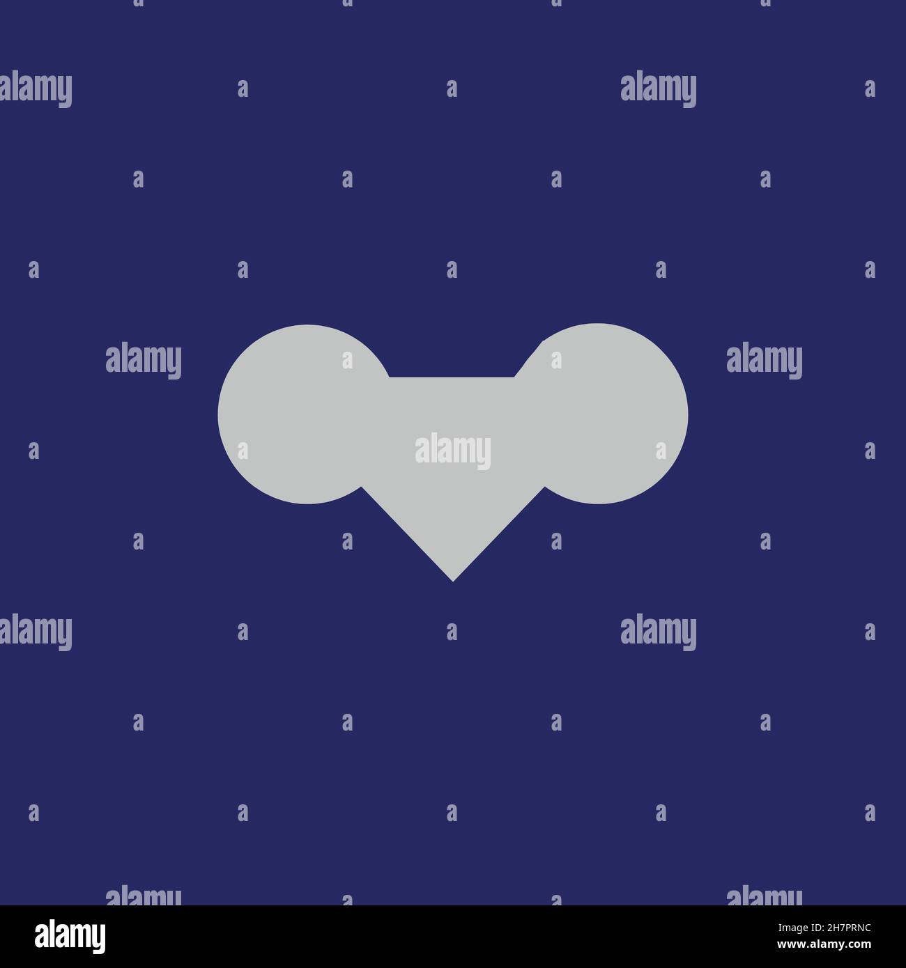 Rattenliniensymbol. Einfacher Stil Versand Begasung Firma Poster Hintergrund-Symbol. Logo-Design-Element. T-Shirt-Druck. Vektor für Aufkleber. Stock Vektor