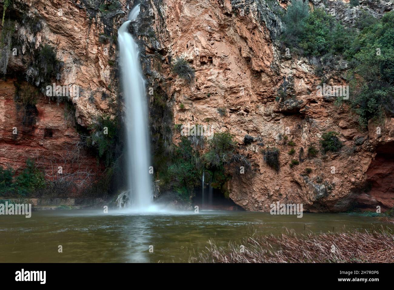 Cueva del Turche. Juanes River. Buñol. Comunitat Valenciana. Spanien. Stockfoto