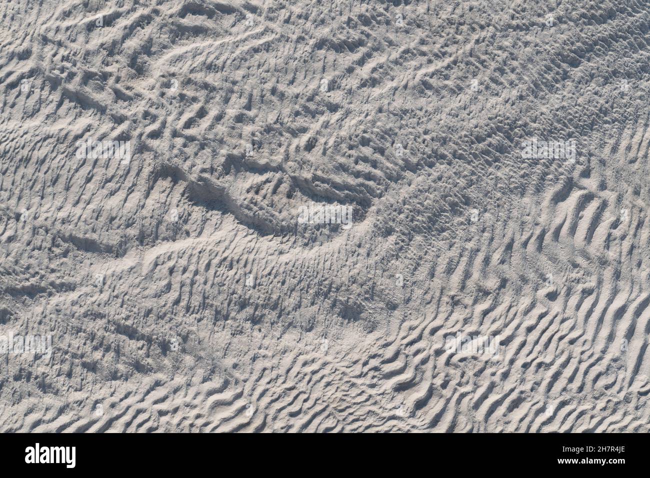 Nahaufnahme von oben, Pamukkale Travertin Details, Denizli, Türkei Stockfoto