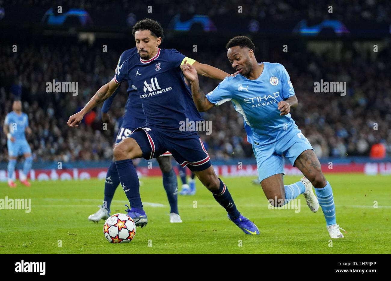 Marquinhos Leads PSG in Canal Plus Footage of City Win Marquinhos Leads PSG in Canal Plus Footage of City Win
