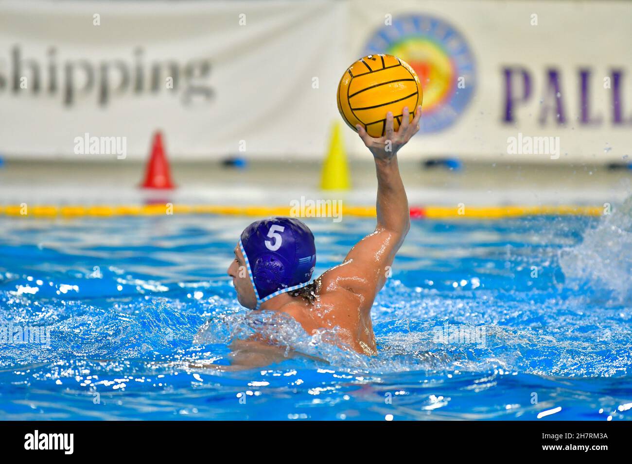 Triest, Italien. 24th Nov, 2021. l5la durante Pallanuoto Trieste vs Lazio Nuoto, Campionato di Pallanuoto Serie A in Trieste, Italia, 24 novembre 2021 Credit: Independent Photo Agency/Alamy Live News Stockfoto