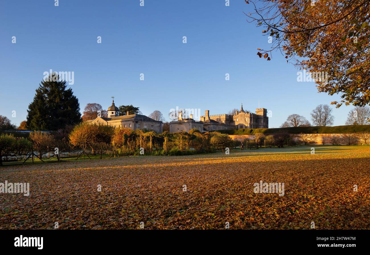 Landschaftsgärten im Rousham House, Oxfordshire, England Stockfoto