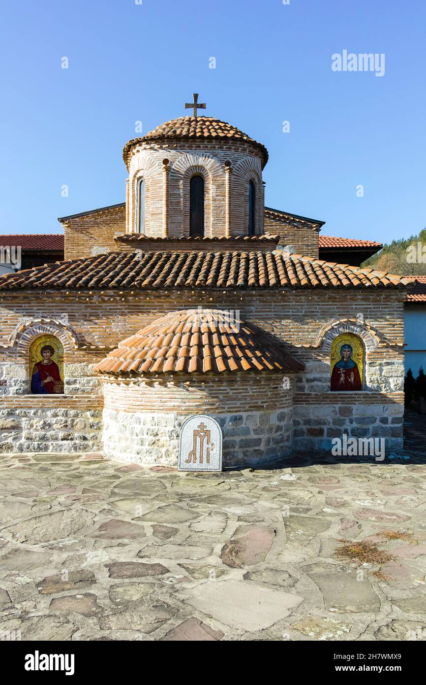 Mittelalterliches Lopushanski-Kloster des Heiligen Johannes des Vorläufers, Provinz Montana, Bulgarien Stockfoto