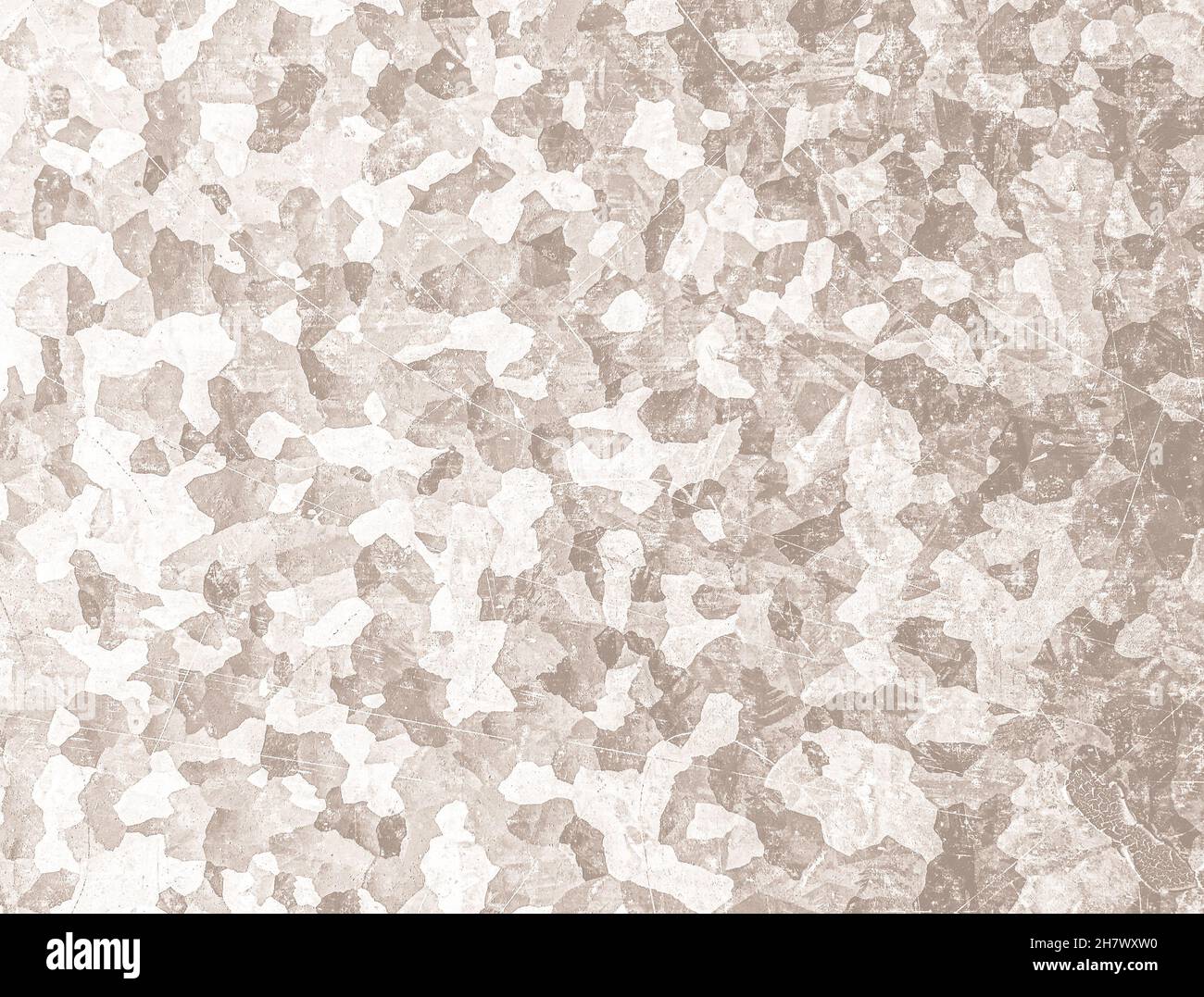 Beige Grunge-Oberfläche. Malen Sie rostige Splatter Tapete. Abstrakte Fleckwand. Schmutziges Grunge-Material. Retro altes Material. Stockfoto