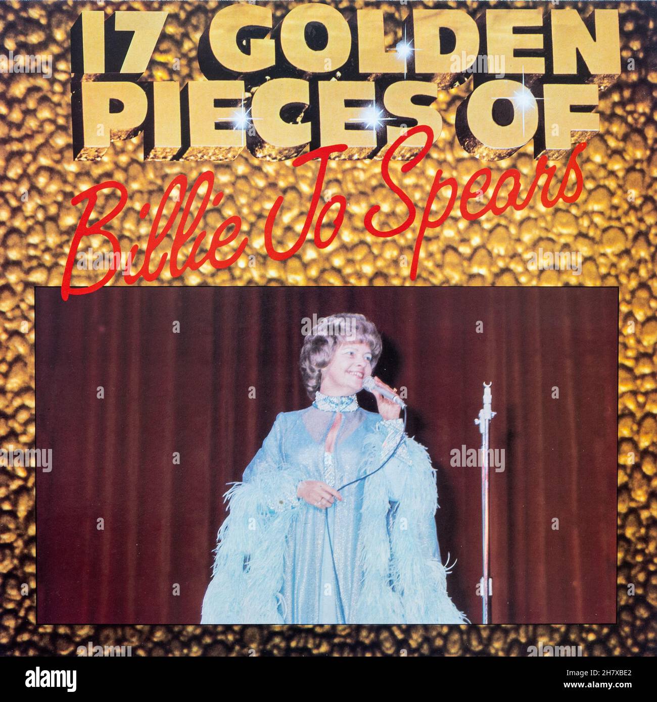 Billie Jo Spears Album 17 Golden Pieces of, 1983 Vinyl LP Plattencover Stockfoto