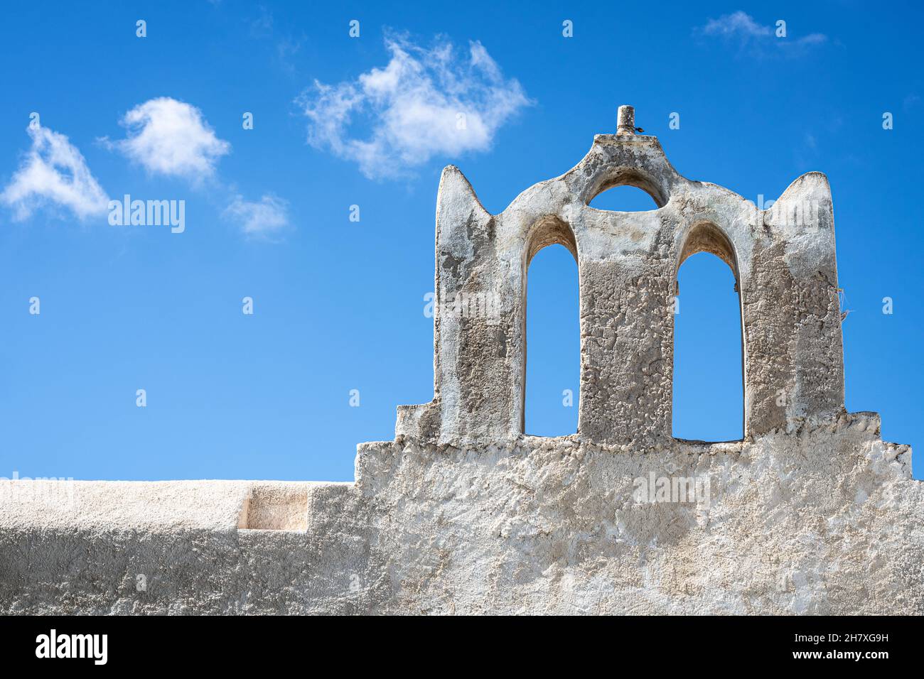 Kirche auf der Insel Folegandros Kykladen Griechenland Stockfoto