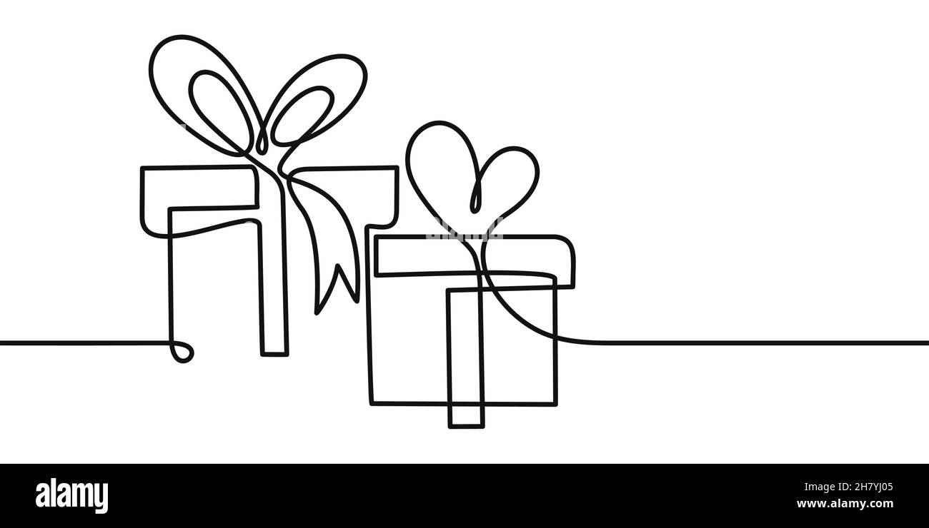 Seamless Abstract Continuous Line Präsentiert Isoliertes Zeichenvektor-Illustration-Vorlagenelement Stock Vektor