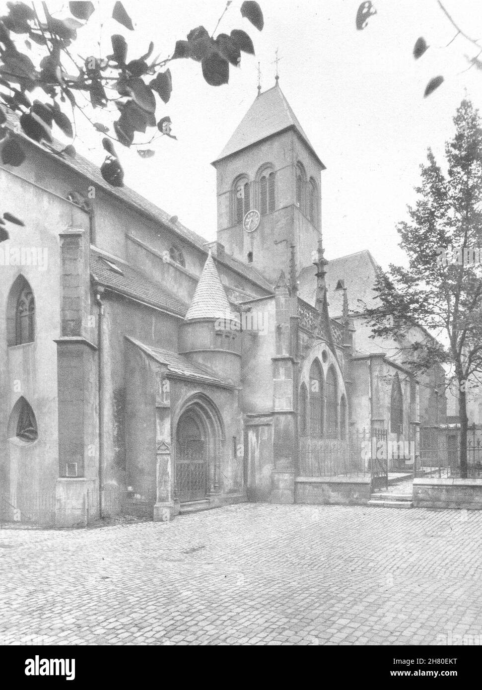 MOSEL. Saint-Eucaire 1937 altes Vintage-Druckbild Stockfoto