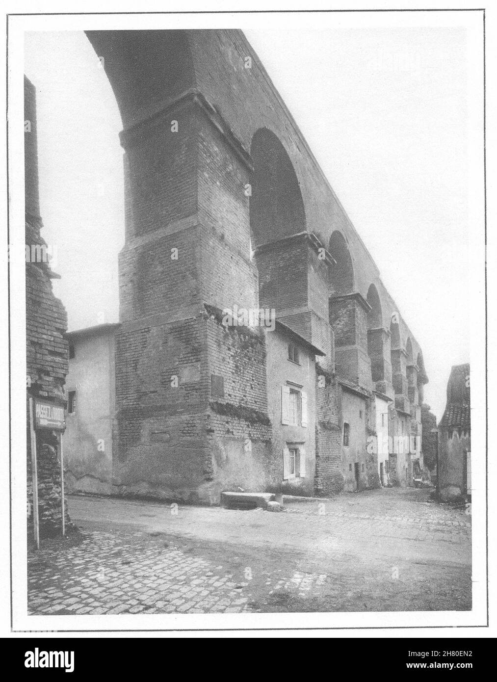 MOSEL. Jouy- aux- Arches 1937 altes Vintage-Druckbild Stockfoto