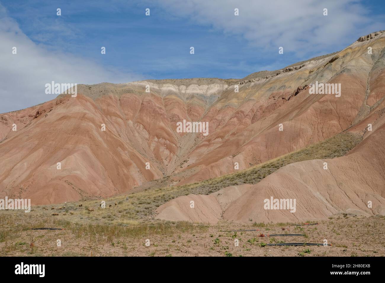 Erosion und Dürre in der zentralanatolischen Region Stockfoto