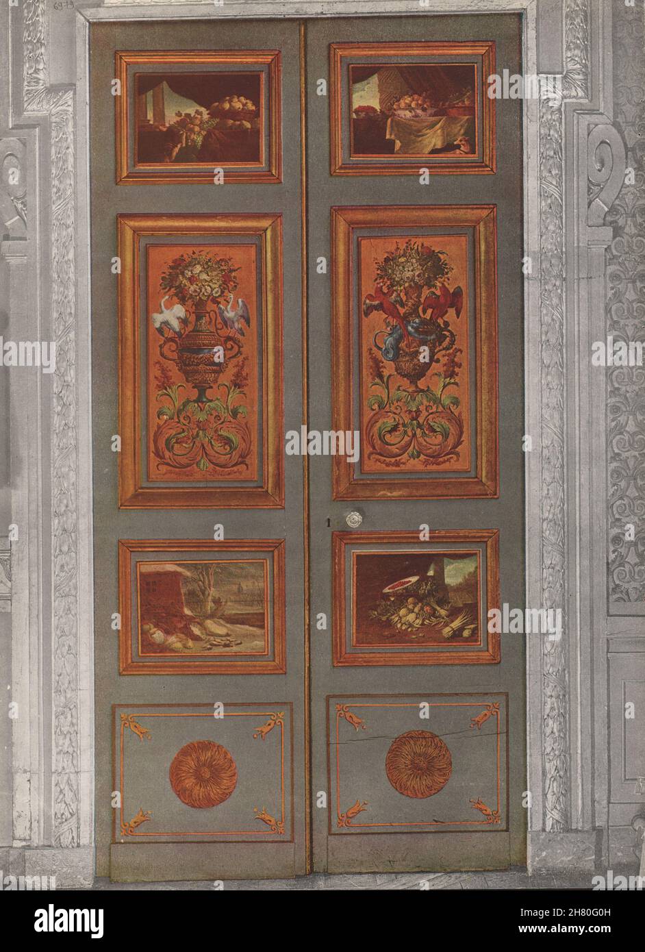 PARIS. L'Hôtel des Ambassadeurs de Hollande. Grand Salon I. Van Boucle 1947 Stockfoto