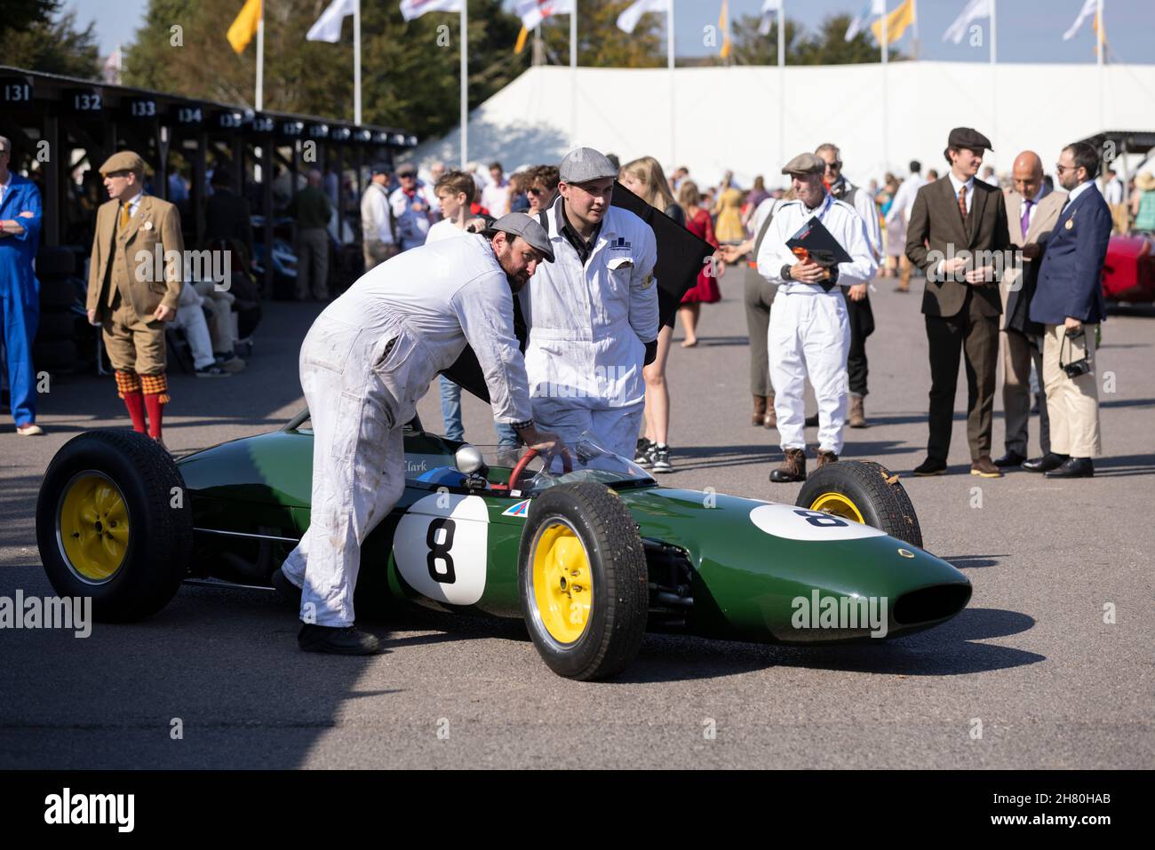 Goodwood Revival 2021, West Sussex, England, Vereinigtes Königreich Stockfoto