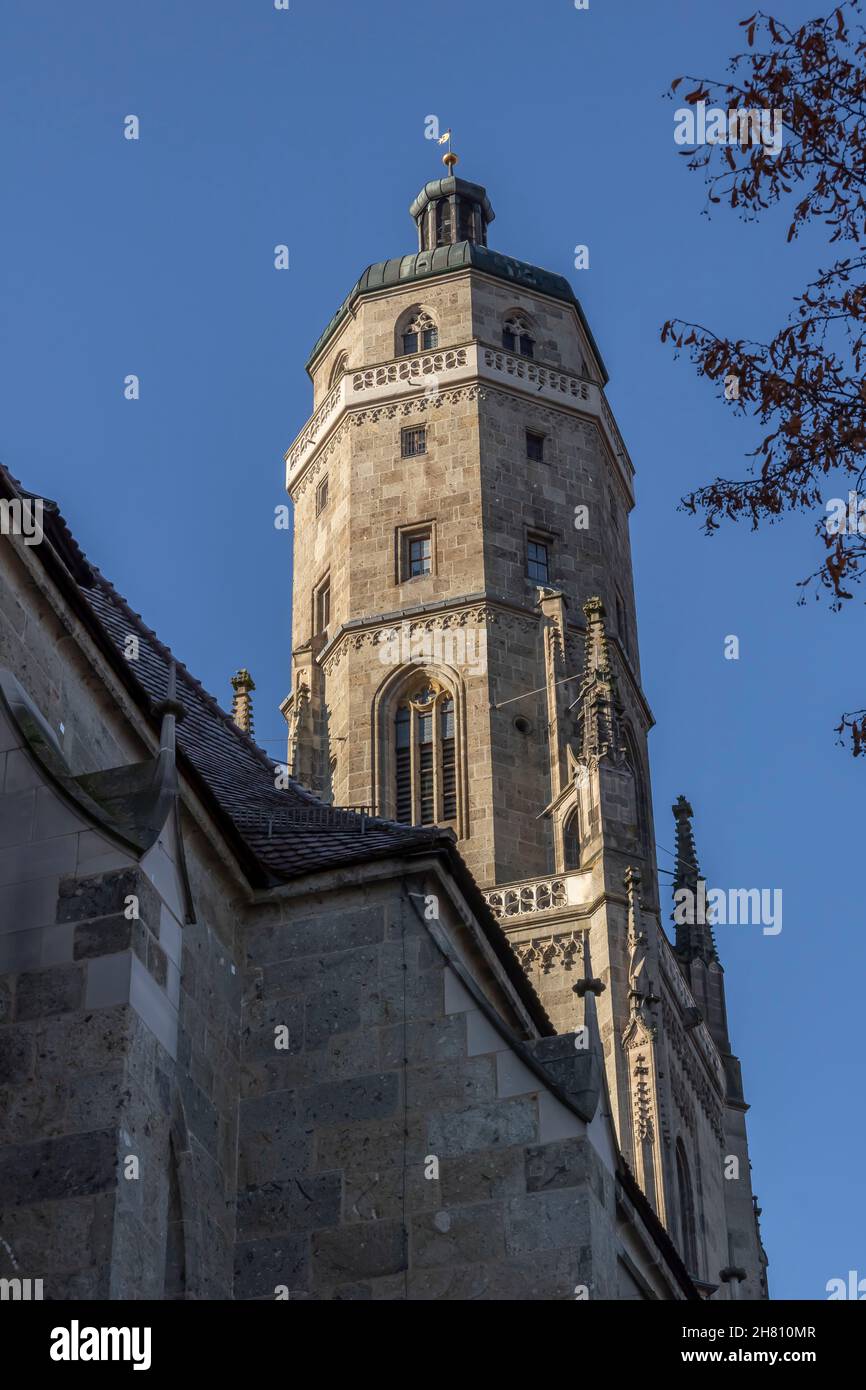 Kirche St. Georg in Nördlingen, Bayern, Deutschland. Stockfoto