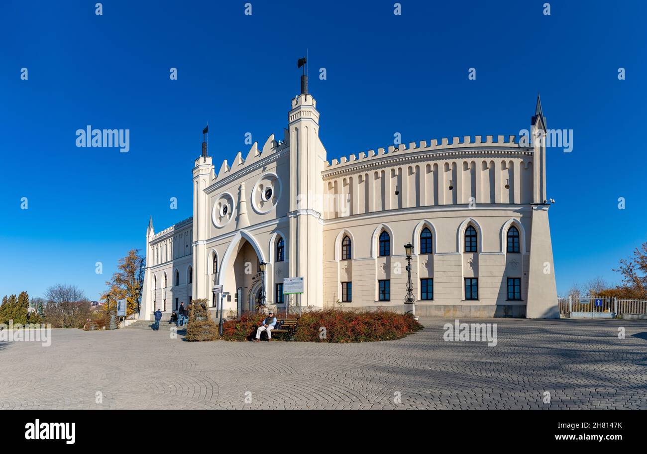 Ein Bild des Lubliner Schlosses. Stockfoto