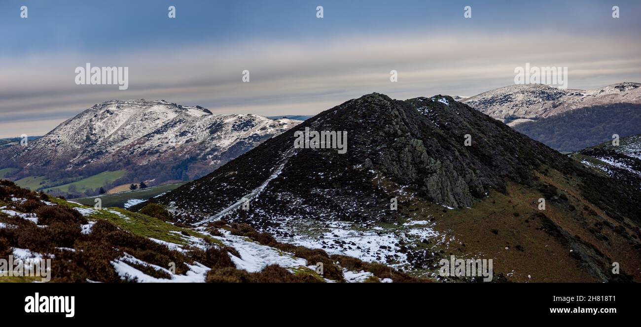 Shropshire Hills Großbritannien Stockfoto